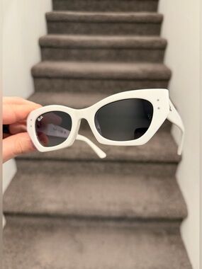 NEW Ray-Ban Zena Bio-Based White 52-22 Sunglasses RB4430